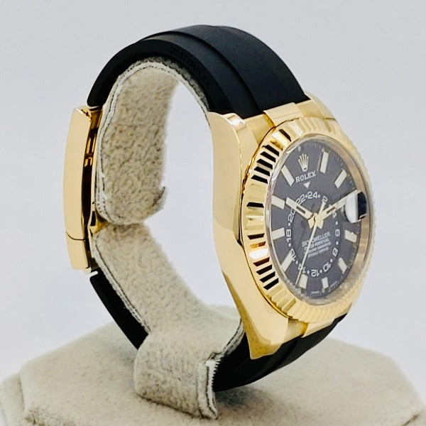 Pre-Owned Rolex Sky Dweller 326238 Bright Black