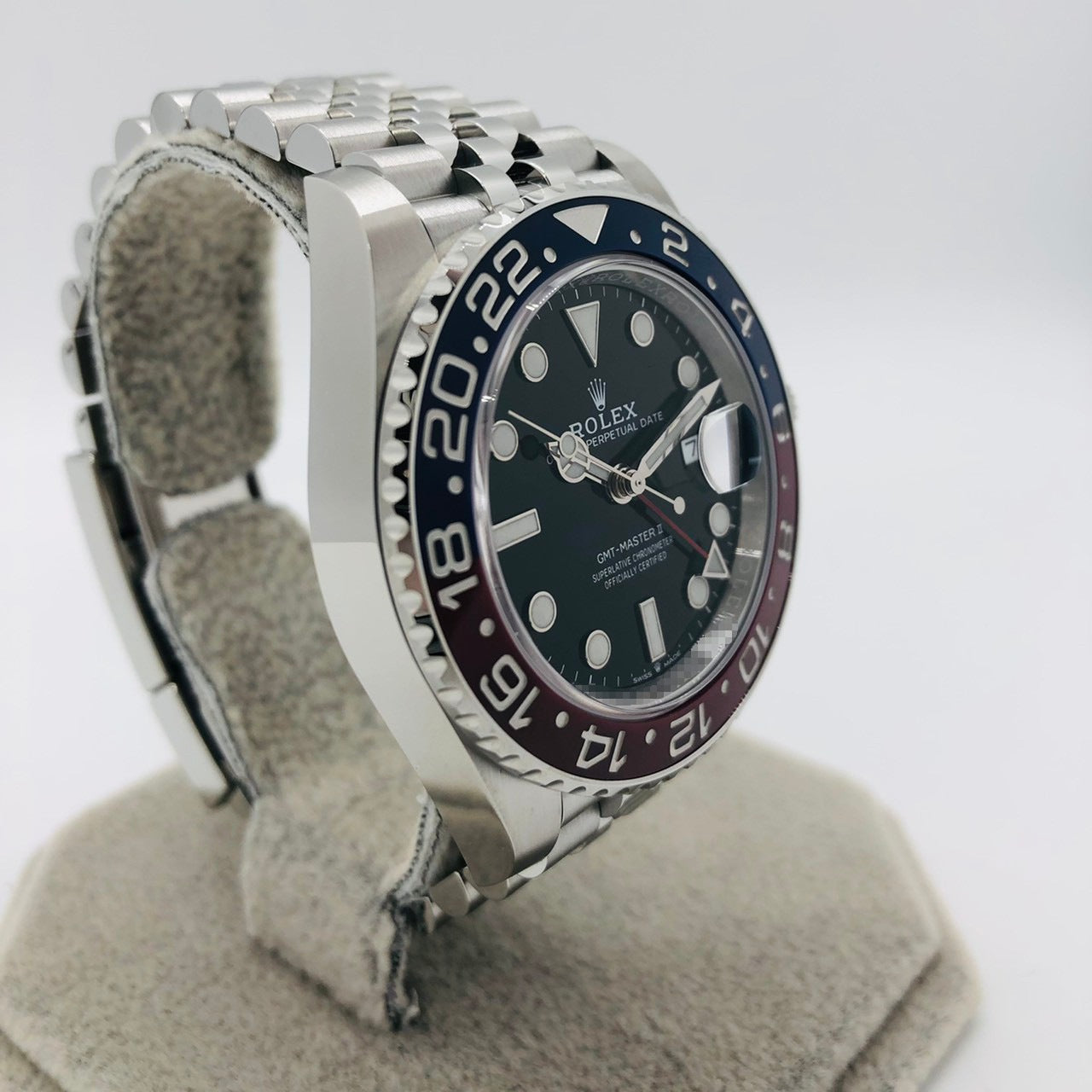 Pre-Owned Rolex GMT Master II 126710BLRO Jubilee Bracelet Black Pepsi 40mm