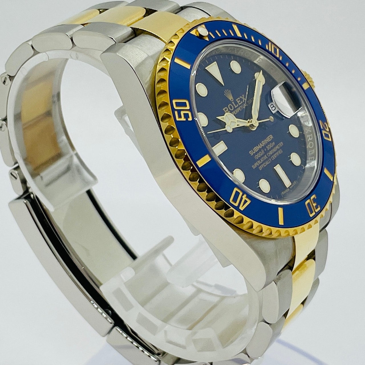 Pre-Owned Rolex Submariner Date Oyster Bracelet Royal Blue 40?o 116613LB