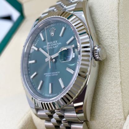 Pre-Owned Rolex Datejust 126334 Mint Green