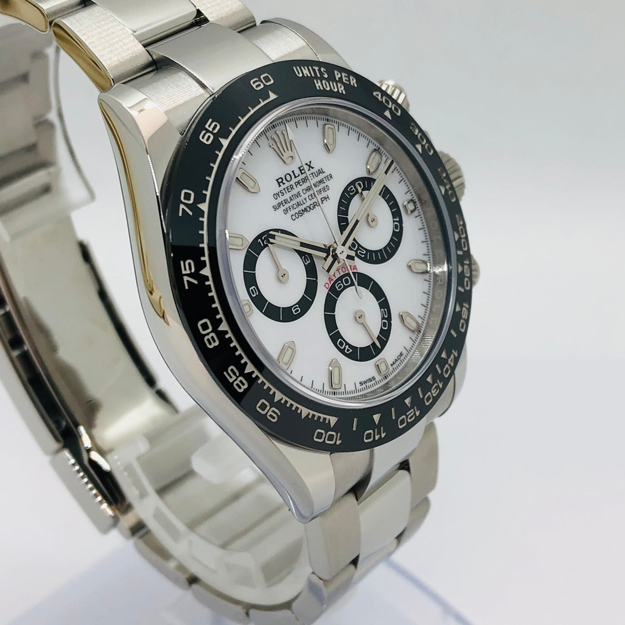 プレオウンド ロレックス デイトナ 116500LN オイスターブレスレット ホワイト