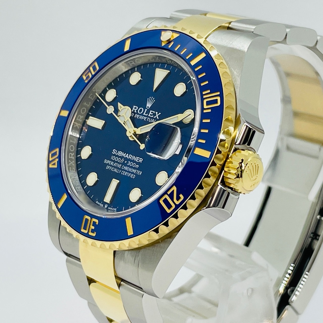 Pre-Owned Rolex Submariner Date 126613LB Oyster Bracelet Royal Blue