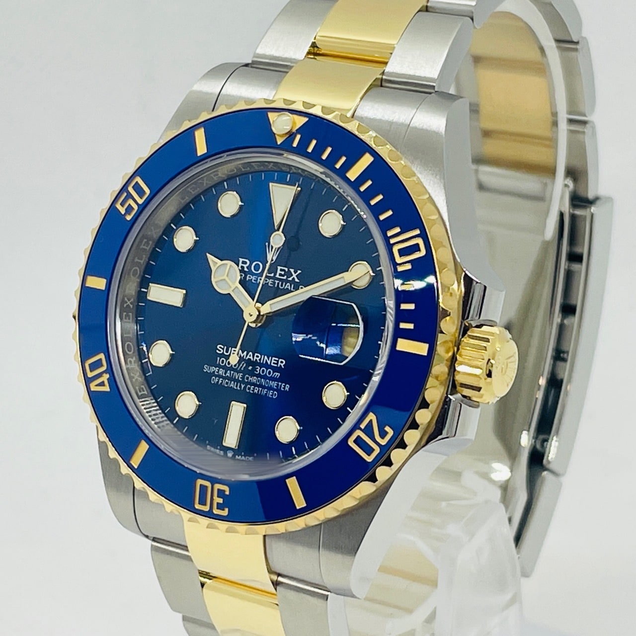 Pre-Owned Rolex Submariner Date 126613LB Oyster Bracelet Royal Blue