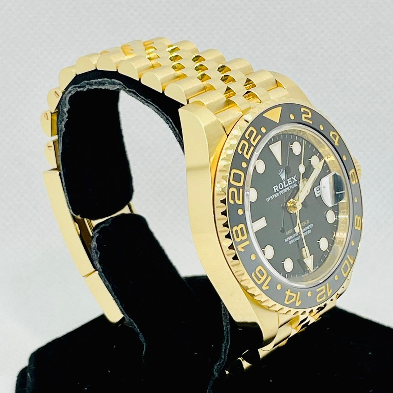 Pre-Owned [New 2023] Rolex GMT Master II 126718GRNR Jubilee Bracelet Black