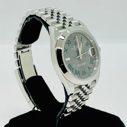 Pre-Owned Rolex Datejust 126300 Jubilee Breath Slate Roman