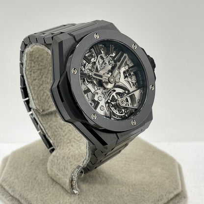 プレオウンド ウブロ ビッグ・バン インテグレーテッド カテドラル 458.CX.1170.CX.YOS ミニッツリピーター トゥールビヨン ブラックセラミック 43mm