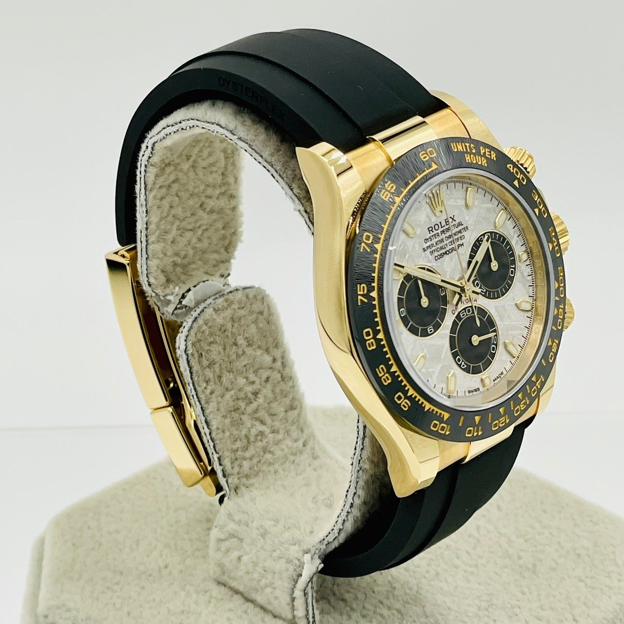 プレオウンド ロレックス デイトナ 116518LN メテオライト＆ブラック ブラックラバーベルト 40mm