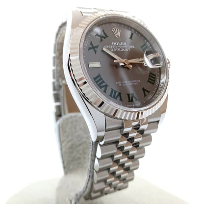プレオウンド ロレックス デイトジャスト 126234 スレートローマン ジュビリーブレス 36mm