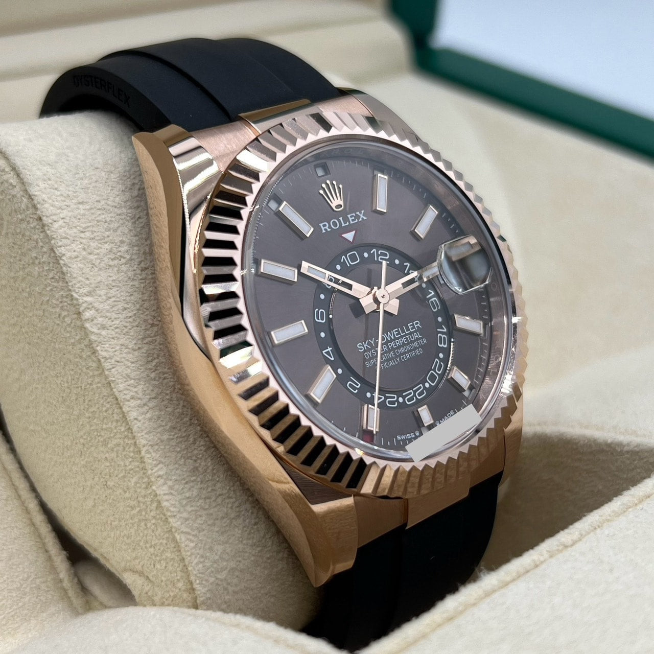 [非常受歡迎！] 2023 New Sky Deller]勞力士Sky Deller 336235巧克力42mm