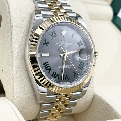 プレオウンド ロレックス デイトジャスト 126333 スレートローマ ジュビリーブレス 41mm