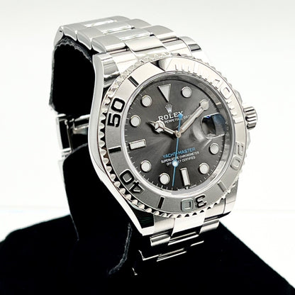 劳力士 Yacht-Master 126622 2023 保证蚝式手链 黑铑 40 毫米