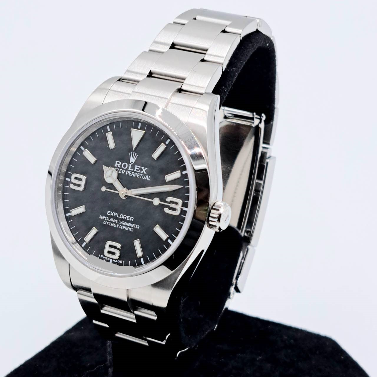사전 소유 [후기 모델] 롤렉스 탐색기 I 214270 Black 2016 Random No. 39mm