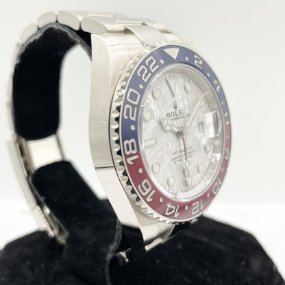 ロレックス GMTマスターII 126719BLRO オイスターブレスレット メテオライト ホワイトゴールド 40mm