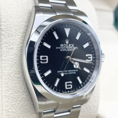 사전 소유 롤렉스 탐색기 I 124270 블랙 36mm