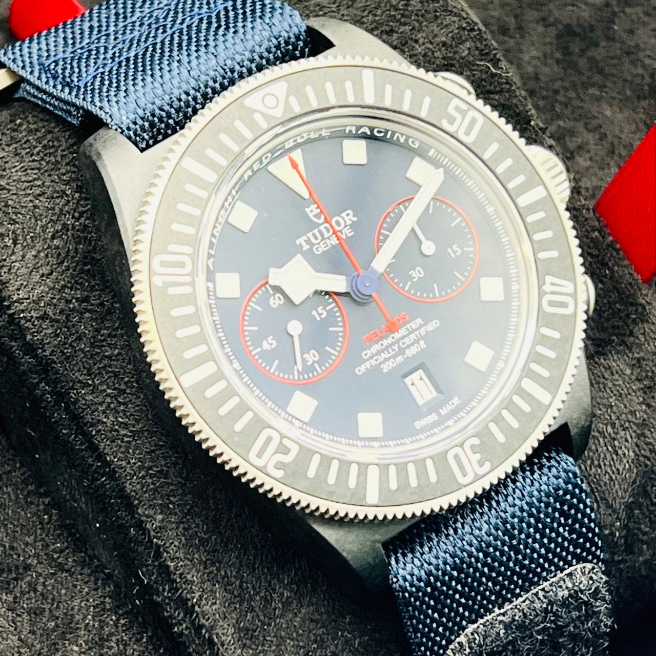 二手都铎Pelagos M25807KN-0001蓝色43mm