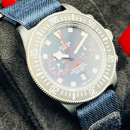 二手都铎Pelagos M25807KN-0001蓝色43mm