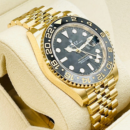 Pre-Owned [New 2023] Rolex GMT Master II 126718GRNR Jubilee Bracelet Black 40mm