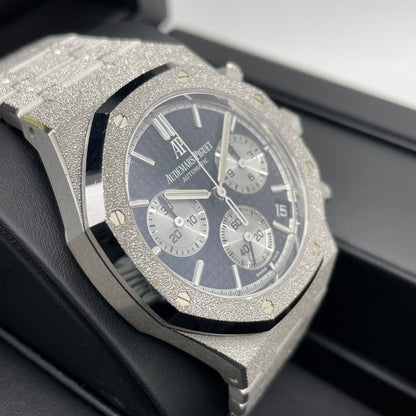 Pre-Owned Audemars Piguet Royal Oak 26239BC.GG.1224BC.02 Frosted Gold Grand Tapestry 41mm