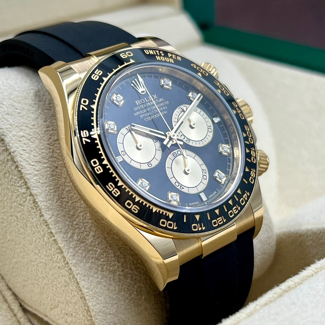 [新2023]勞力士Daytona 126518lng黑色和香檳40mm