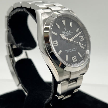 [액세서리 포함] 롤렉스 탐색기 I 124270 블랙 36mm