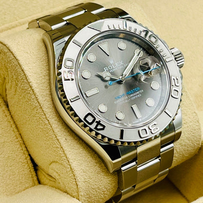 劳力士 Yacht-Master 126622 蚝式手链 黑铑 40 毫米