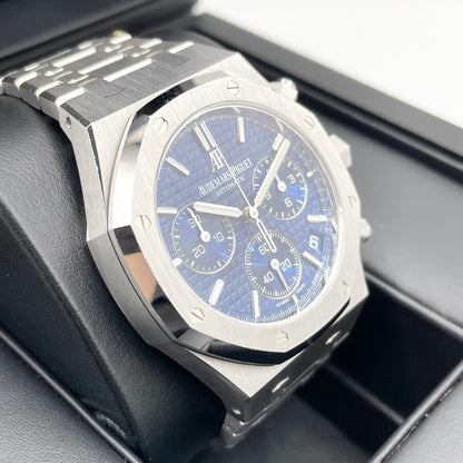 Pre-Owned [Limited to 222 pieces] Audemars Piguet Royal Oak Chronograph 26239BC.OO.1220BC.01 Blue Dial 41mm