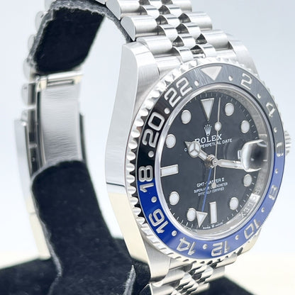 롤렉스 GMT 마스터 II 126710BLNR 배트맨 40mm 스테인리스 스틸 희년 팔찌