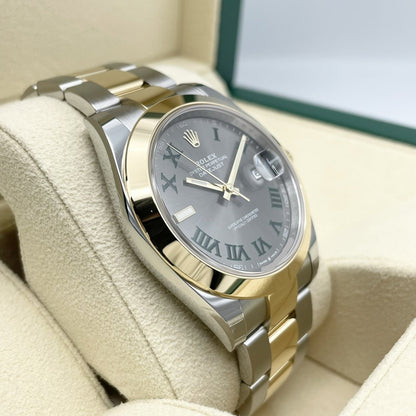プレオウンド ロレックス デイトジャスト 126303 スレート オイスターブレス 41mm