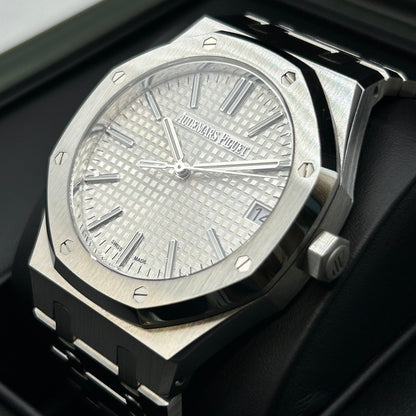 [50 주년 기념 로터 장착 모델] Audemars Piguet Royal Oak 15510st.oo.1320st.03 Silver 41mm