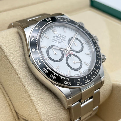 ロレックス デイトナ 126500LN  ホワイト 40mm ステンレススチール オイスターブレス