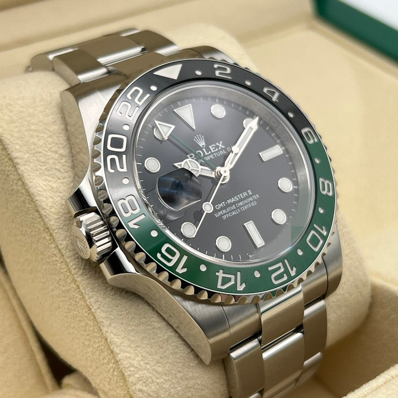 롤렉스 GMT 마스터 II 126720VTNR 굴 팔찌 40mm