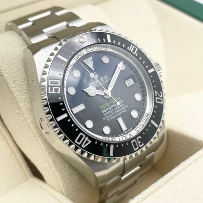 사전 소유 롤렉스 바다 거주자 심해 136660 D 블루 굴 팔찌 44mm