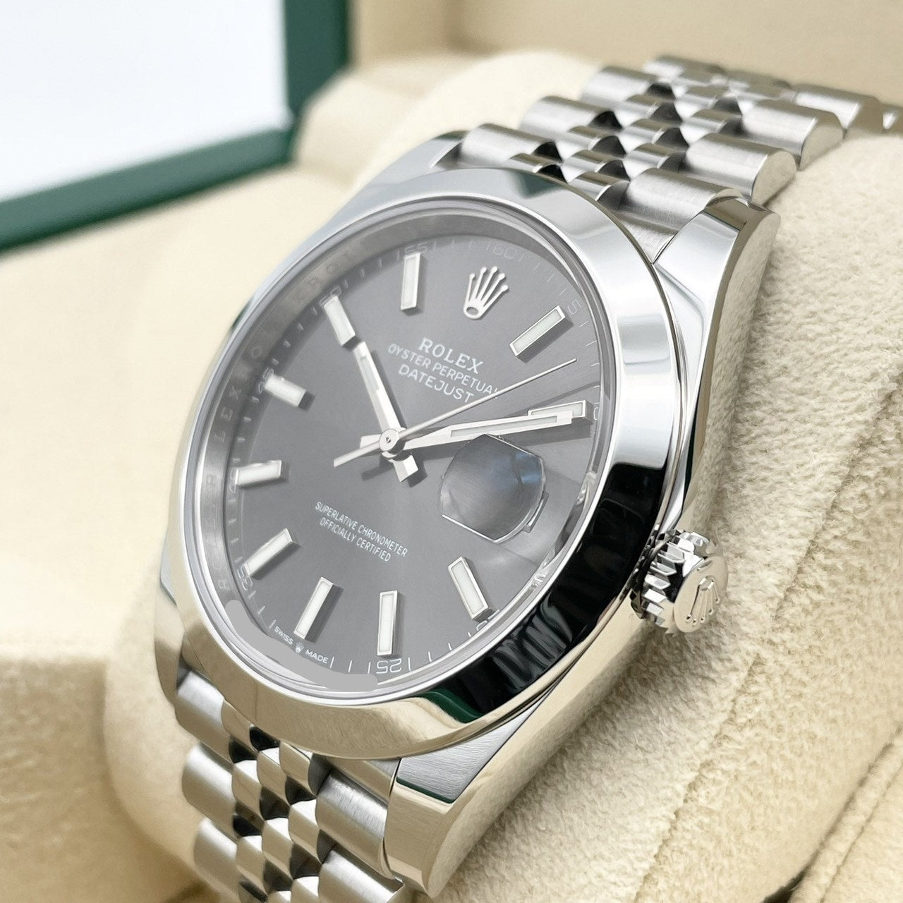 プレオウンド ロレックス デイトジャスト 126300 ジュビリーブレスレット スレート 41mm