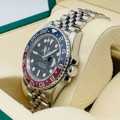 롤렉스 GMT 마스터 II 126710Blro Jubilee 팔찌 검은 40mm