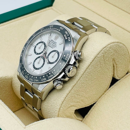 劳力士 Daytona 126500LN 白色 40 毫米不锈钢牡蛎手链