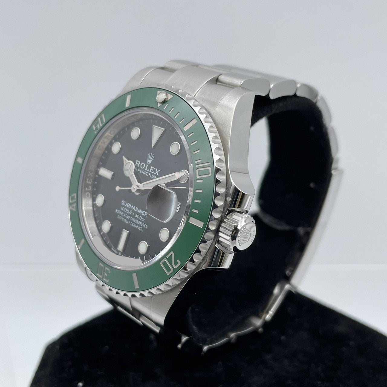 プレオウンド ロレックス サブマリーナ デイト 126610LV オイスターブレスレット ブラック グリーン 41mm