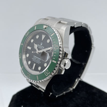 プレオウンド ロレックス サブマリーナ デイト 126610LV オイスターブレスレット ブラック グリーン 41mm