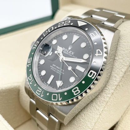 [공식 보호 스티커가 포함되어 있습니다! Rolex GMT 마스터 II 126720VTNR 굴 팔찌 40mm