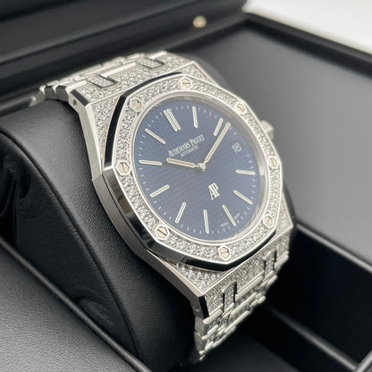 Pre-Owned Audemars Piguet Royal Oak Jumbo Extra Sin 16202BC.ZZ.1241BC.02 Blue 39mm