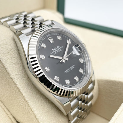ロレックス デイトジャスト 126334G ブラック ジュビリーブレス 41mm