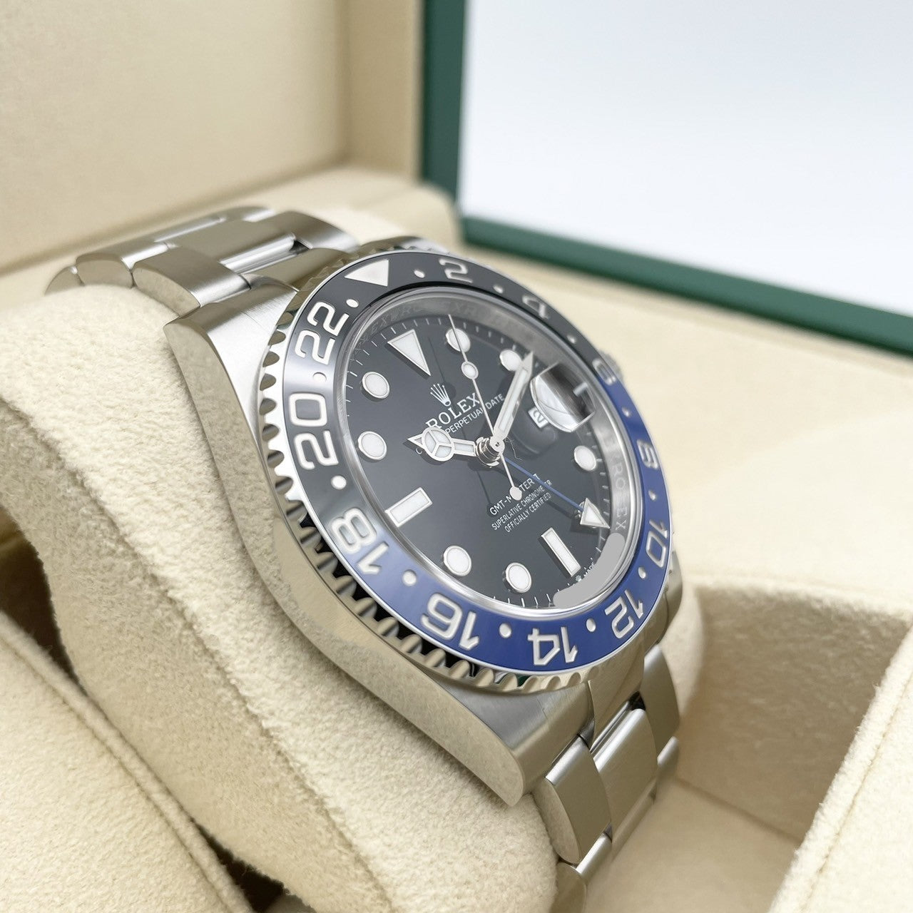 롤렉스 GMT 마스터 II 126710BLNR 굴 팔찌 검은 배트맨 40mm