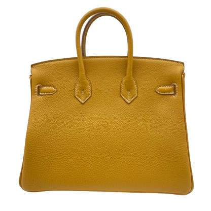 Hermes Birkin 25 Natural Sable Togo Gold 하드웨어 W 새로