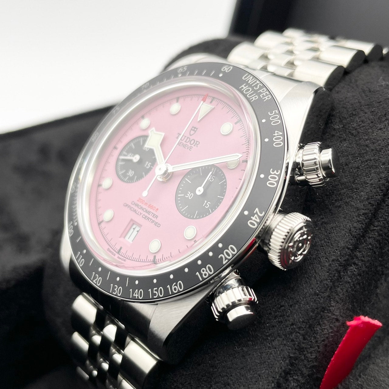 预先二成帝（都铎）黑湾Chrono Chrono Pink M79360N-0019 41mm