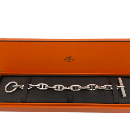 Hermes Chaine d'Ancre 手链 GM 925 银 12 节