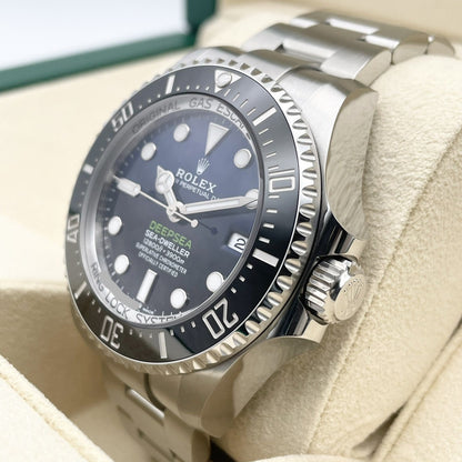 사전 소유 롤렉스 바다 거주자 심해 136660 D 블루 굴 팔찌 44mm