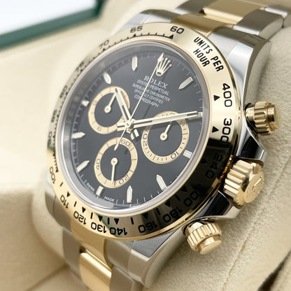 プレオウンド ロレックス デイトナ 126503 ブラック ステンレススチール＋ゴールド オイスターブレス 40mm