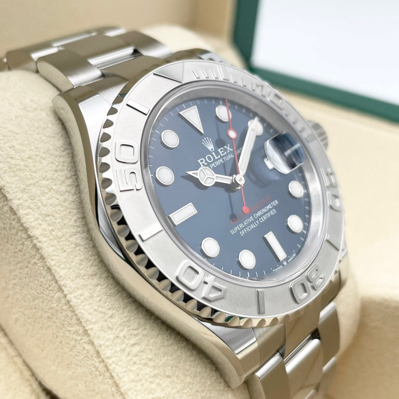 劳力士 Yacht-Master 126622 蚝式手链 亮蓝色 40 毫米