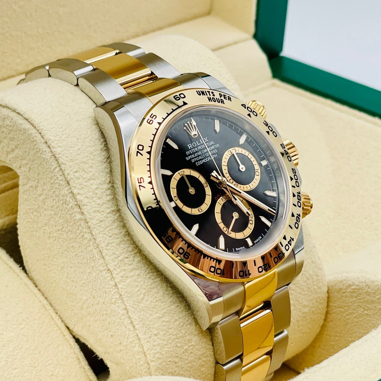 プレオウンド ロレックス デイトナ 126503 ブラック ステンレススチール＋ゴールド オイスターブレス 40mm