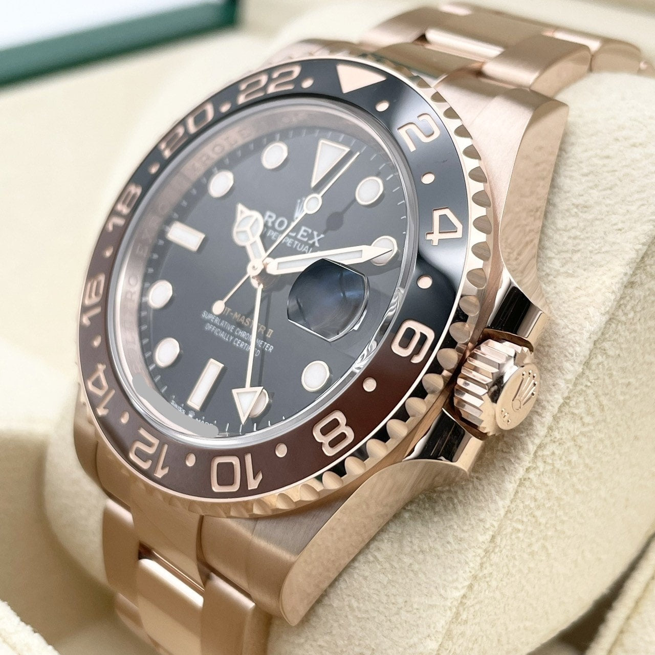 롤렉스 GMT 마스터 II 126715CHNR Black Everros Gold 40mm