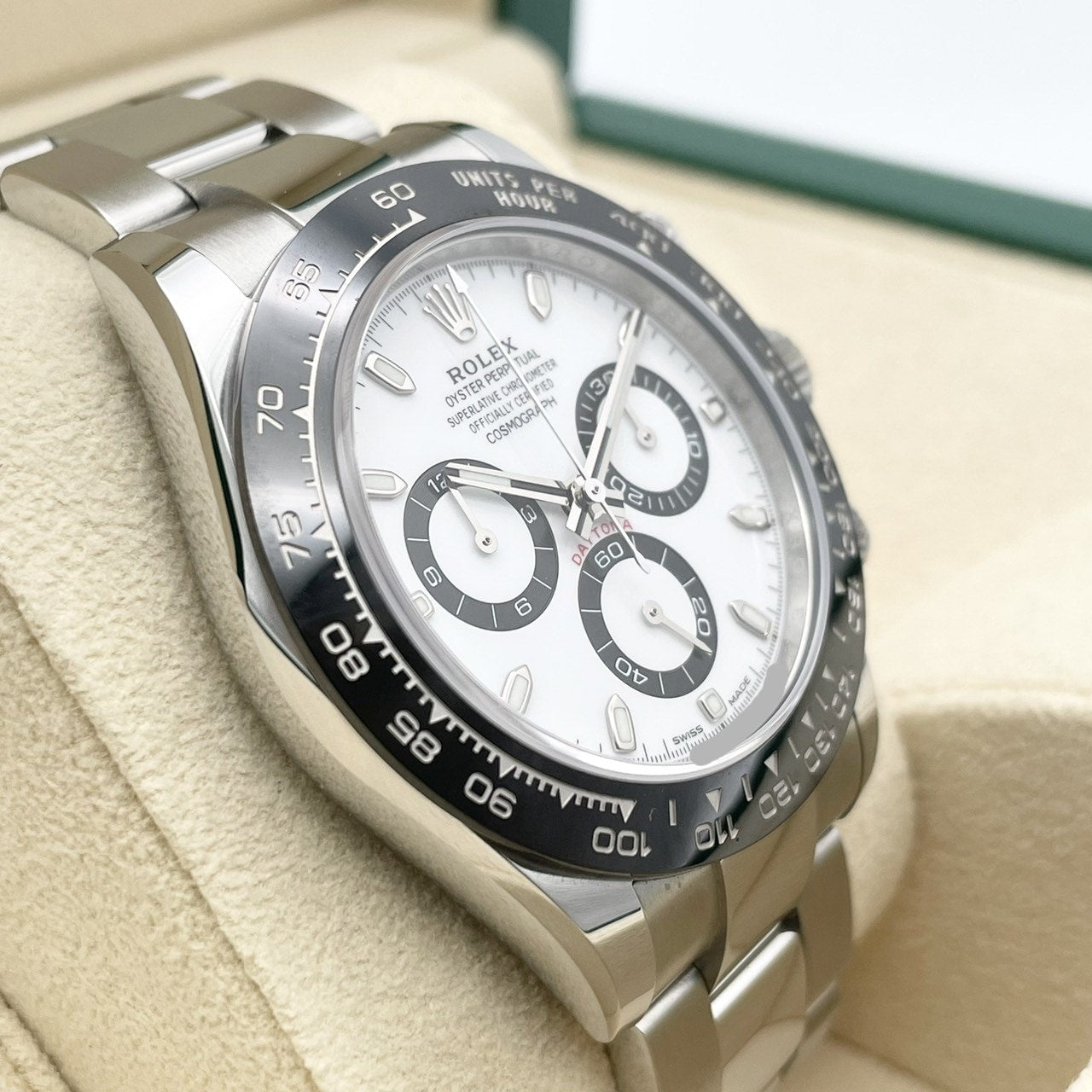 プレオウンド ロレックス デイトナ 116500LN ホワイト オイスターブレス 40mm
